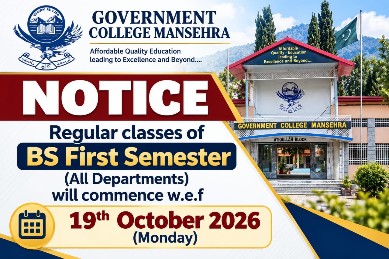 📢 BS Admissions – 3rd Merit List Announced